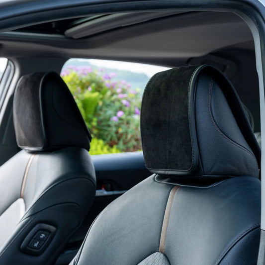 Universal Suede Headrest Covers for Cars, Trucks & SUVs | Interior Upgrade