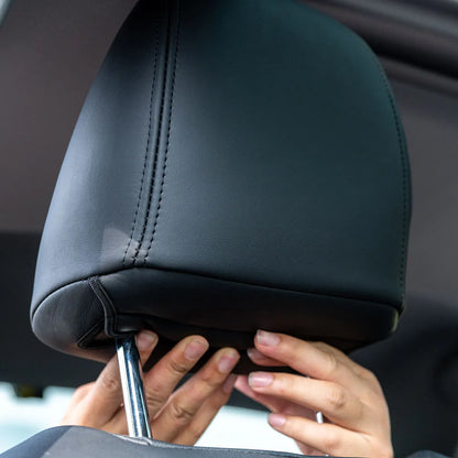 KAVAXI Premium Leather Headrest Covers Compatible with Toyota Camry (2018-2024)