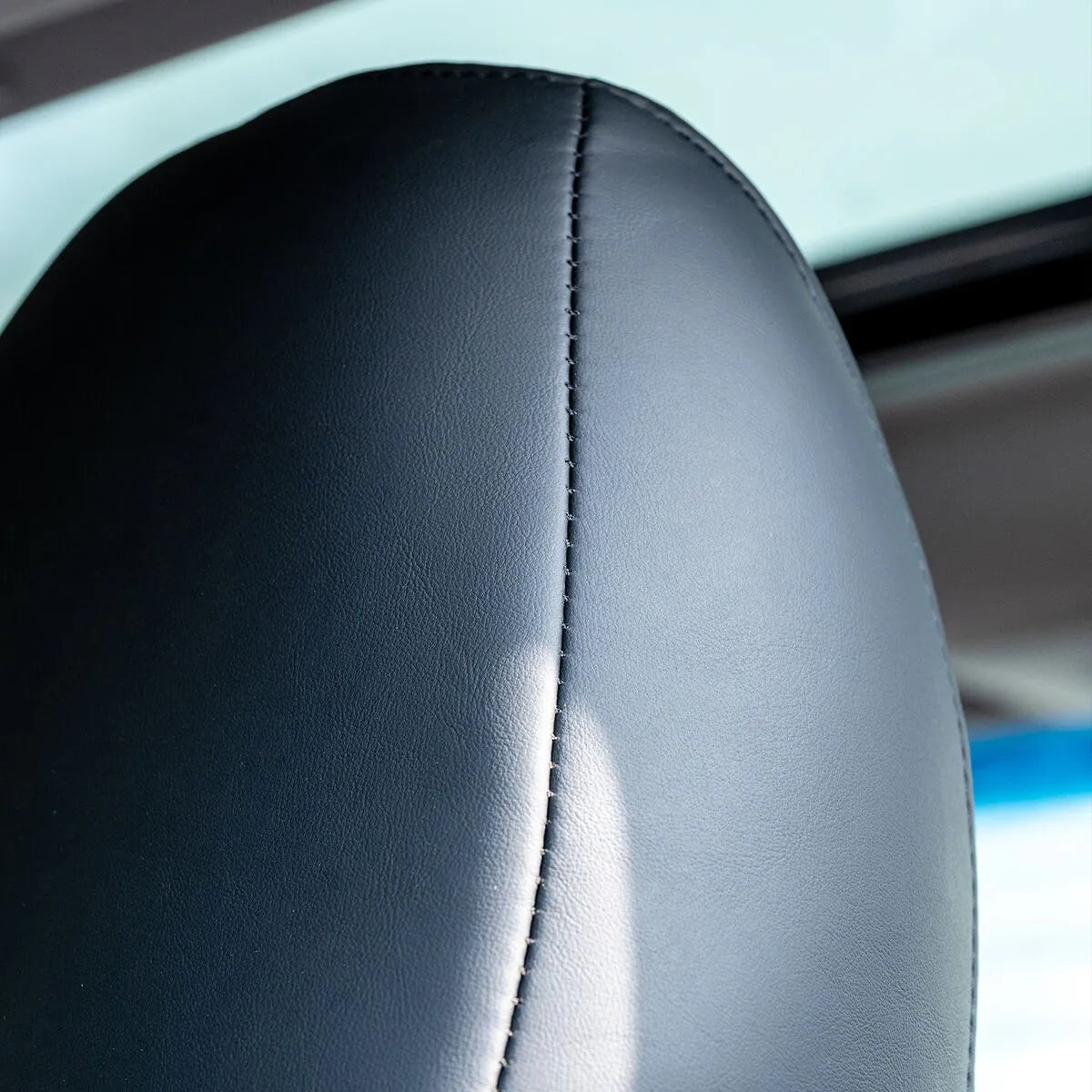 KAVAXI Premium Leather Headrest Covers Compatible with Toyota Camry (2018-2024)