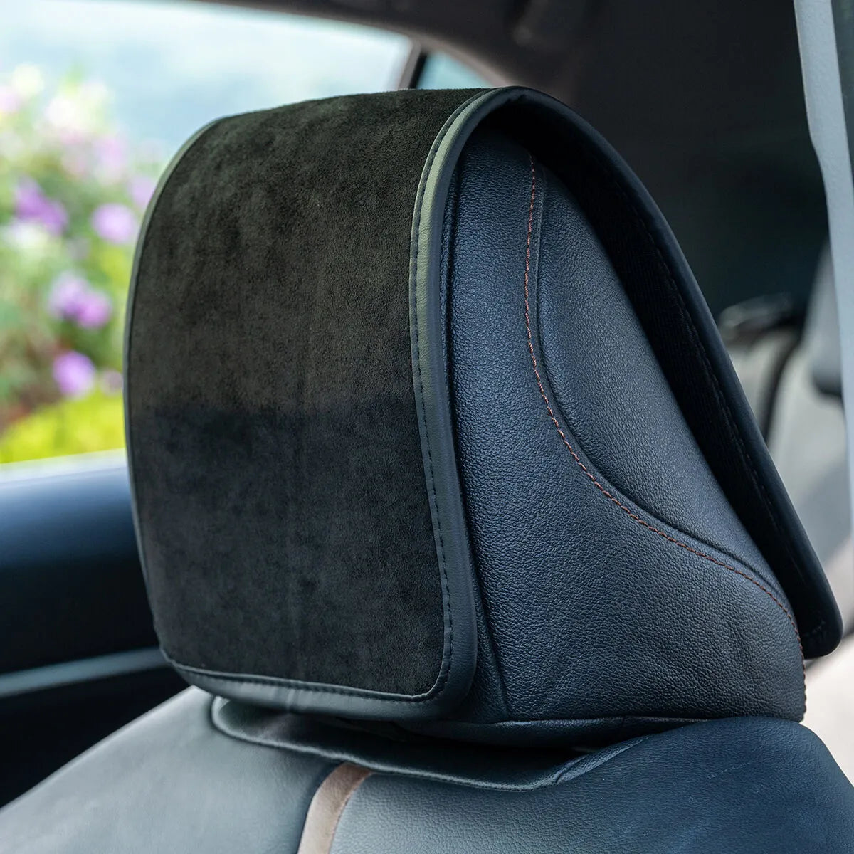 Universal Suede Headrest Covers for Cars, Trucks & SUVs | Interior Upgrade