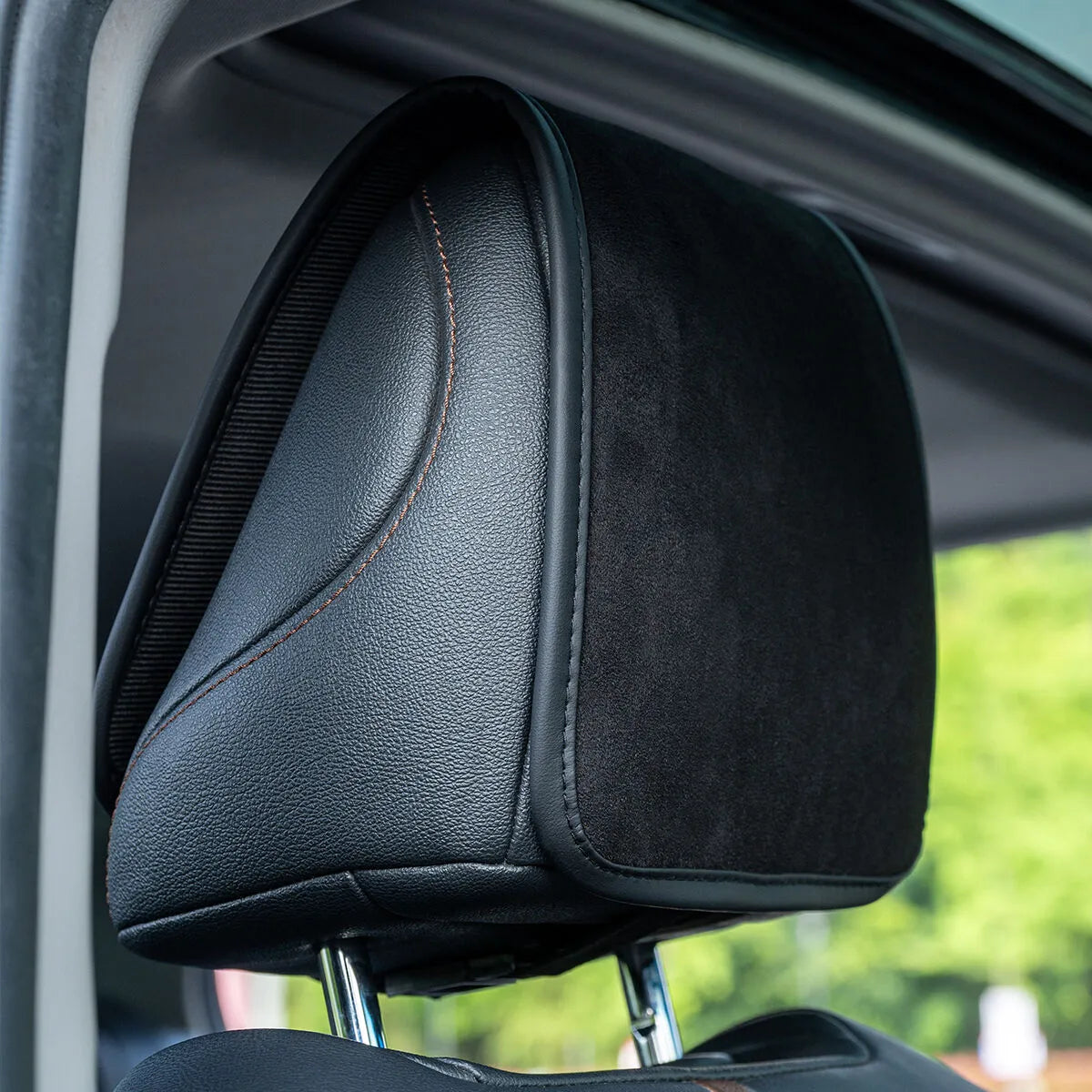 Universal Suede Headrest Covers for Cars, Trucks & SUVs | Interior Upgrade