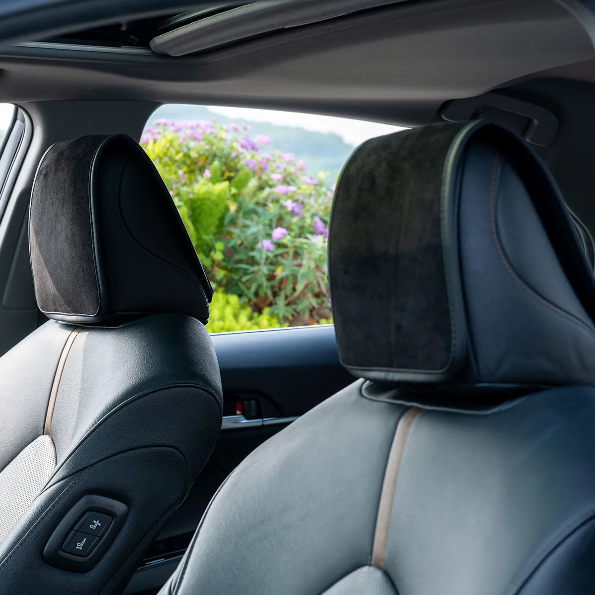 Universal Suede Headrest Covers for Cars, Trucks & SUVs | Interior Upgrade
