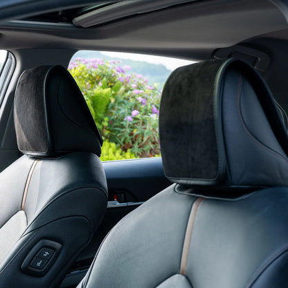 Universal Suede Headrest Covers for Cars, Trucks & SUVs | Interior Upgrade